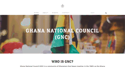Desktop Screenshot of ghananationalcouncil.org